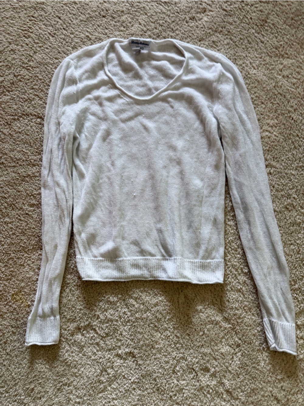Tommy BahamaLight Cream Women's Long-Sleeve Knit Top